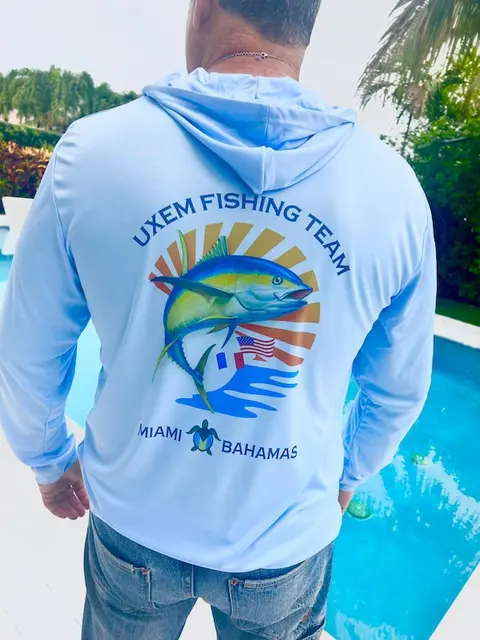 Custom crew UPF fishing sun shirts