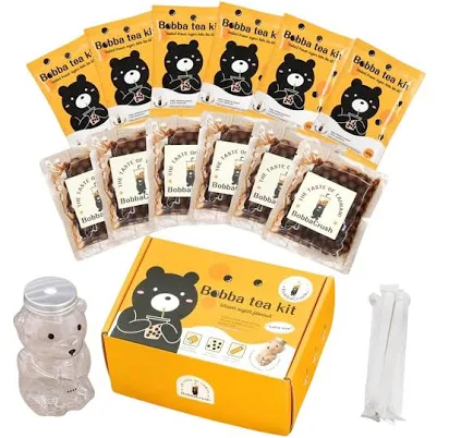 DIY 'Aesthetic' Bubble Tea Kit with Glass Straws