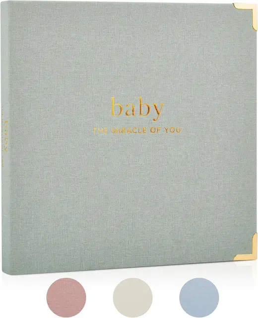 First five years baby memory book