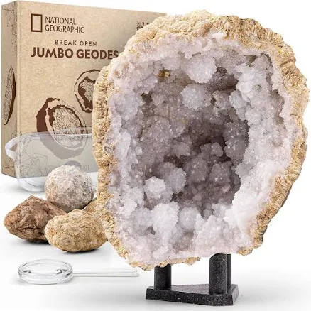 At-Home Crystal Geode Cracking Session
