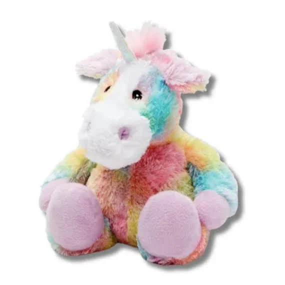 Weighted rainbow calm-down plush