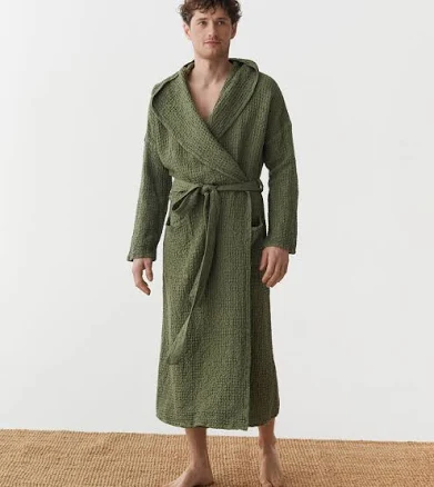 Heavyweight organic cotton robe