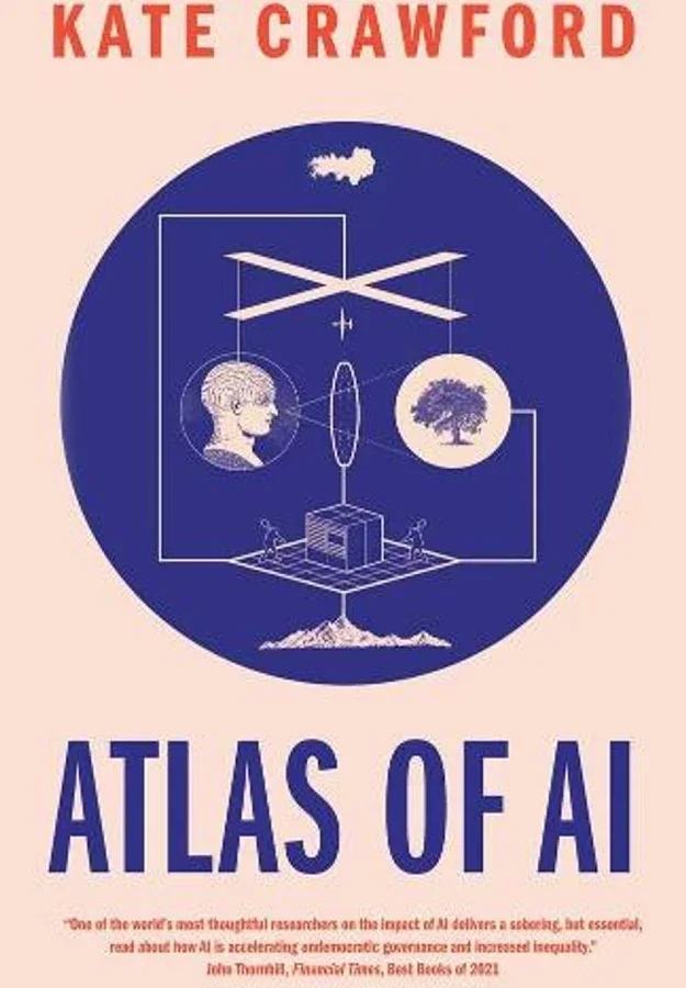 Atlas of AI book cover by Kate Crawford