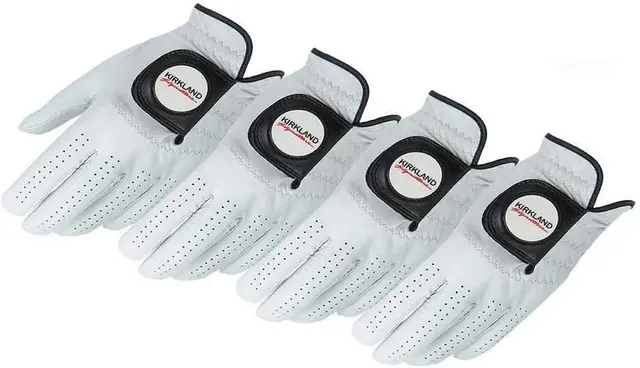 Premium cabretta leather golf glove four-pack (confirm his size)