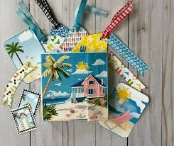 DIY Origami Kit using photos of her Beach Travels — Mother's Day gift for a grandmother, shoppable idea