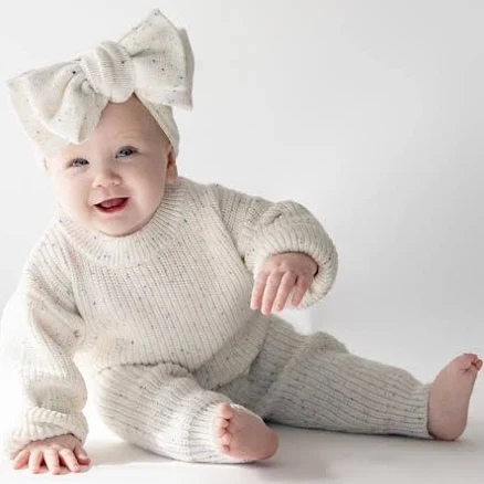 Personalized Chunky Cotton Knit Name Sweater