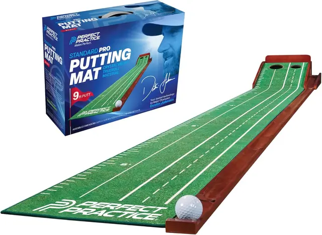 Perfect Practice velvet putting mat
