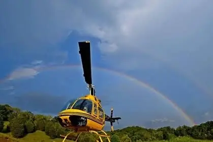 Scenic helicopter or plane flight voucher