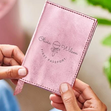 "My First Passport" Leather Cover