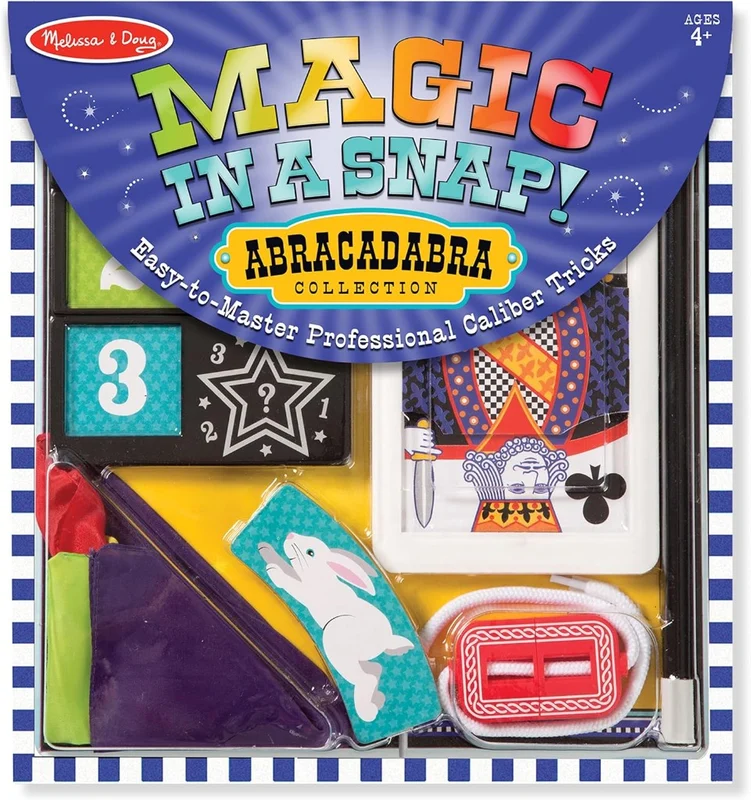 Melissa and Doug Magic in a Snap Abracadabra Collection magic tricks set