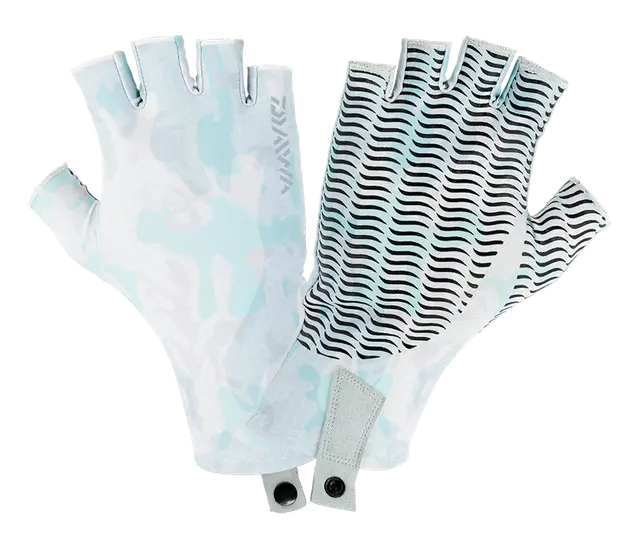 UPF sun fishing gloves