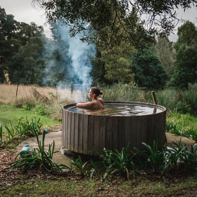 Wood-fired hot tub boutique stay with pre-packed itinerary