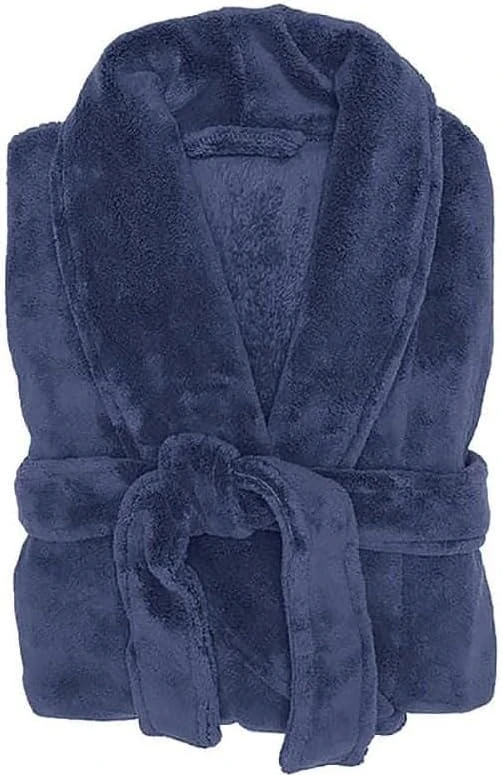 Hotel-style plush spa robe