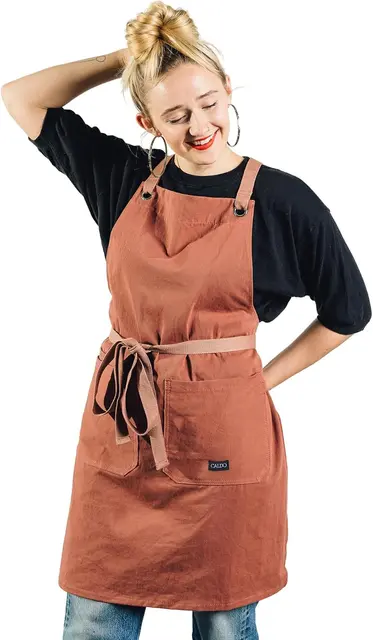 Hedley and Bennett Crossback Apron