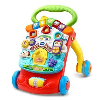 Iconic VTech sit-to-stand walker