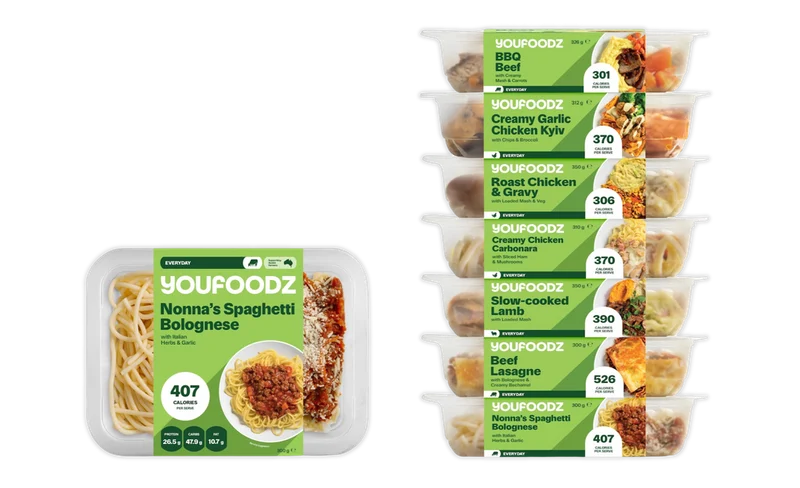 YouFoodz multi-day meal bundle