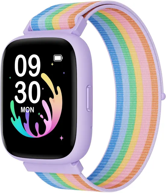 BIGGERFIVE kids fitness tracker watch with nylon strap