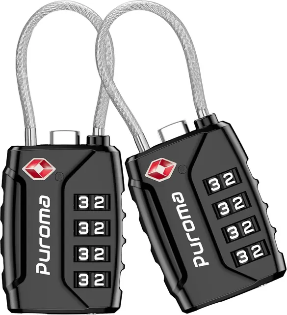 TSA Approved Luggage Lock 2-Pack