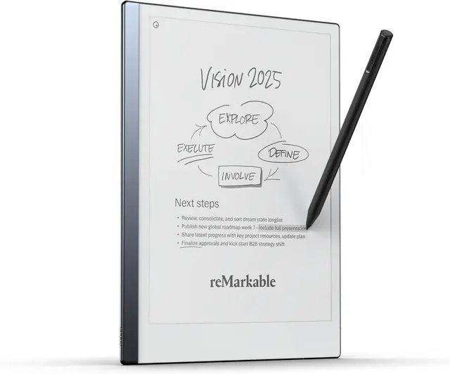 Distraction-free e-ink writing tablet