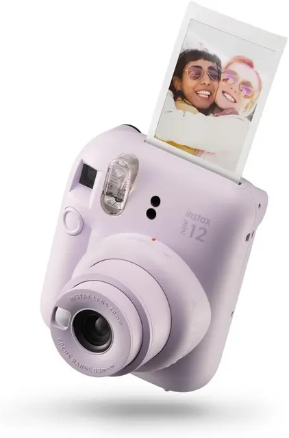 Instant film camera for tangible milestone shots