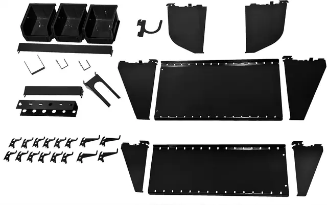 Wall Control Galvanized Pegboard Kit