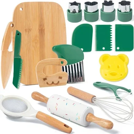 Curious Chef kids baking tool set