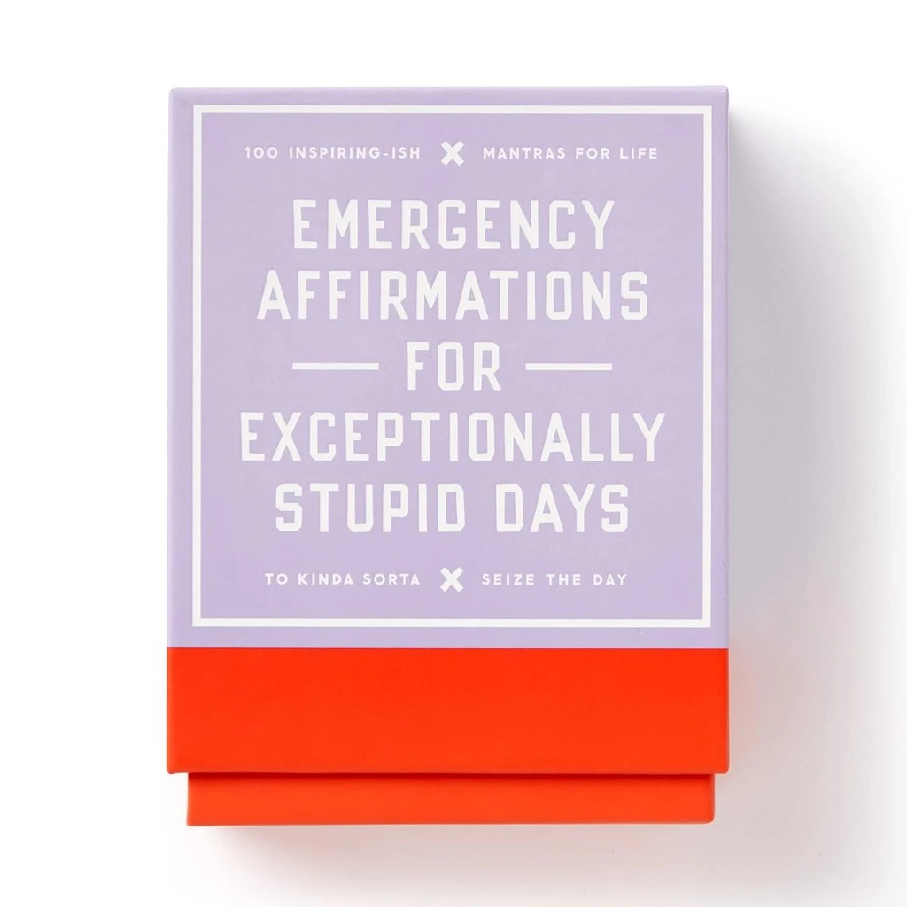 Brass Monkey Emergency Affirmations cards
