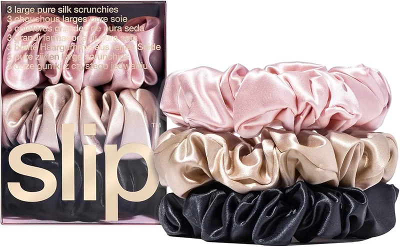 Slip Pure Silk Scrunchie 3-Pack