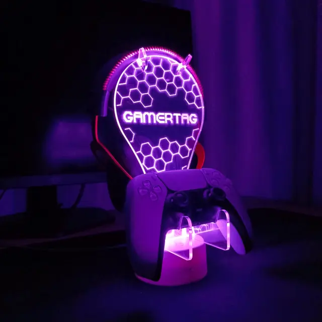 Personalised LED controller stand