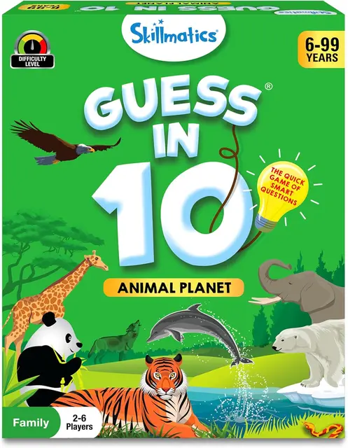 Guess in 10 Animal Planet card game