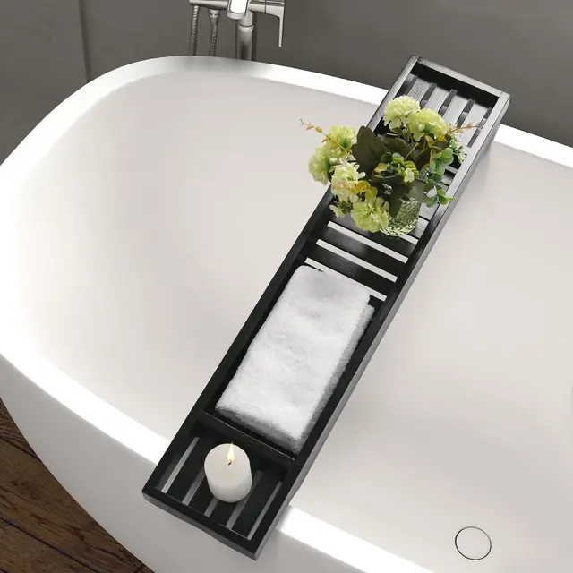 Jarrah timber bath caddy for her soak ritual
