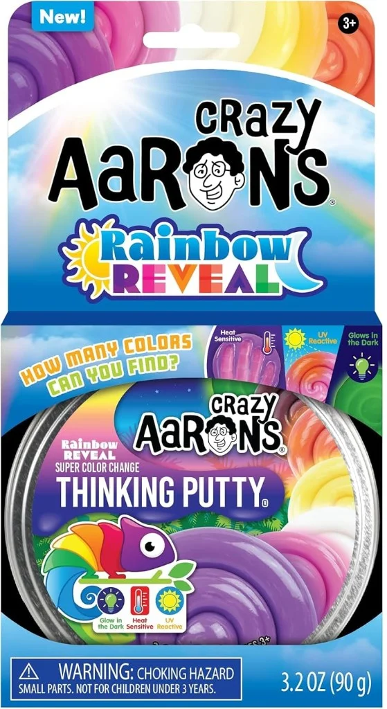 Crazy Aaron Rainbow Reveal Thinking Putty