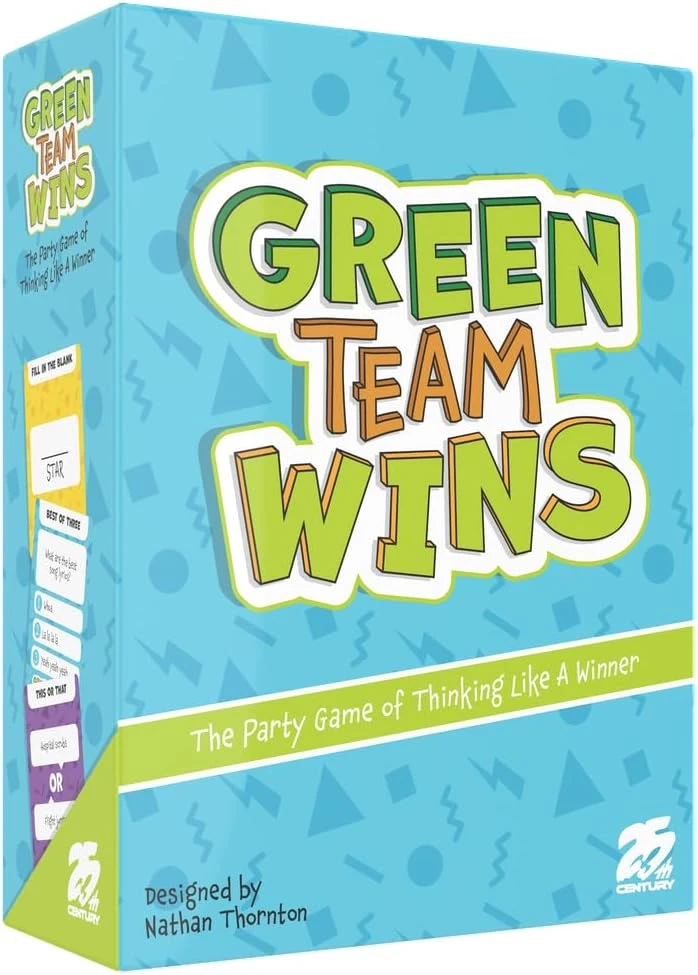 Green Team Wins party game