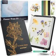 Flower press and display frame set