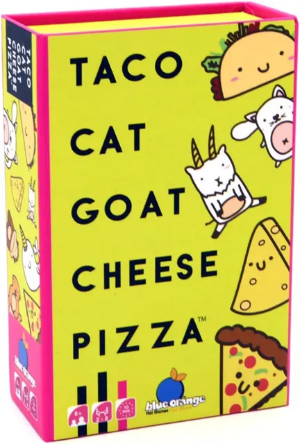 Taco Cat Goat Cheese Pizza reflex reaction card game