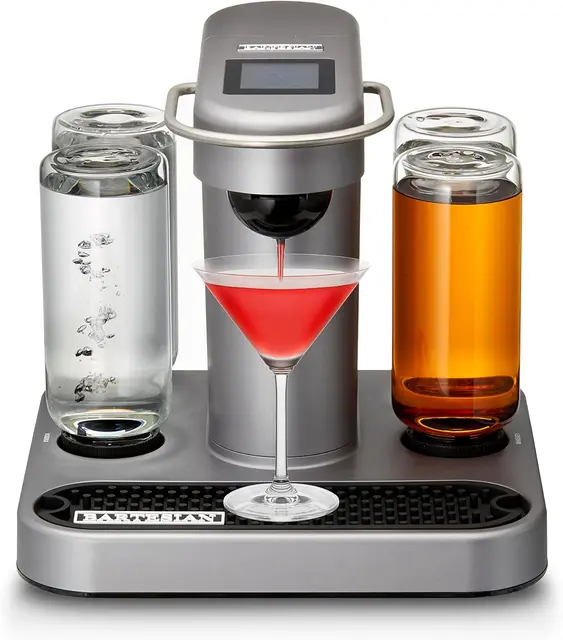 App-simple cocktail maker with pre-portioned spirit pods