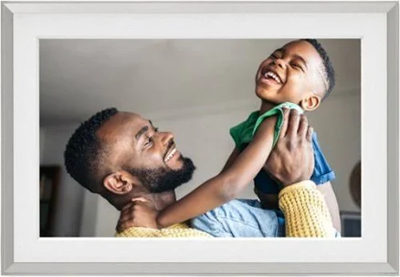 Connected frame displaying family memories