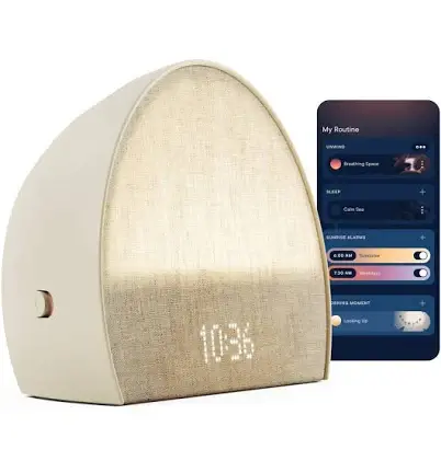 Sunrise wake-up clock to end the phone-in-bed complaint