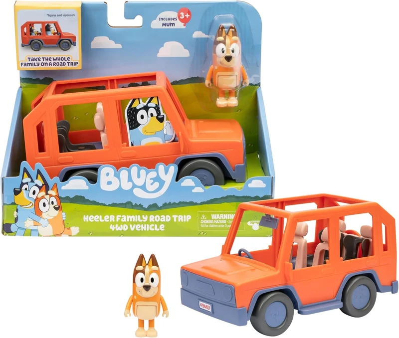 Bluey Heeler 4WD family playset