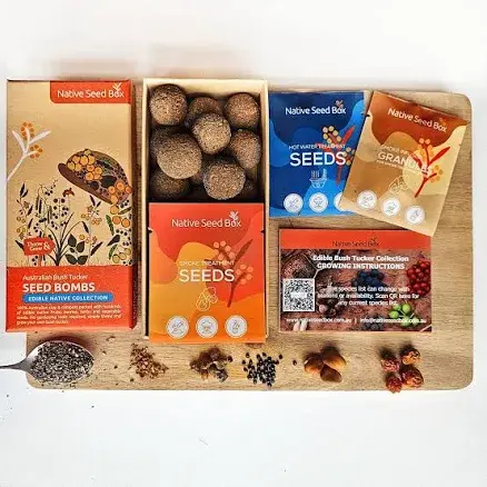 Native Australian bush tucker spice collection