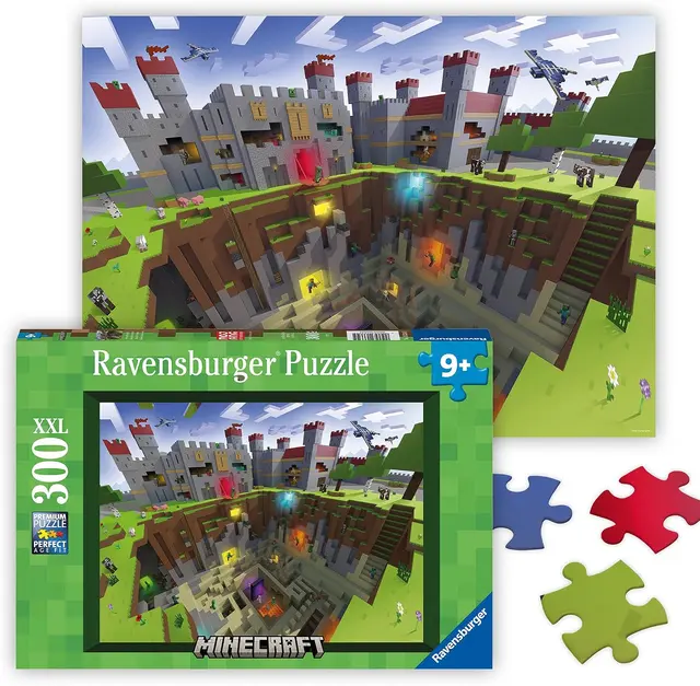 Minecraft Cutaway 300-piece puzzle