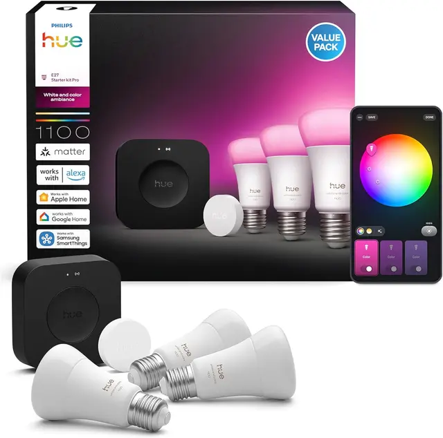 Philips Hue White and Color Ambiance Starter Kit