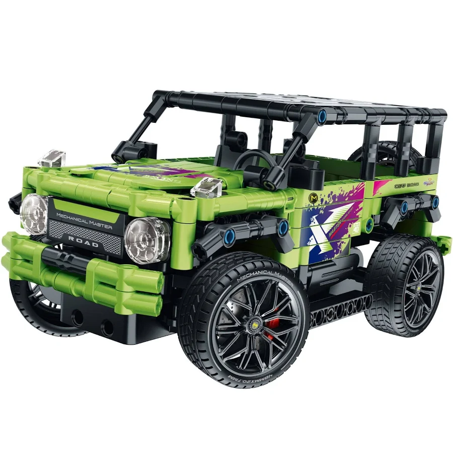 LEGO-Compatible Remote Control Stunt Vehicle