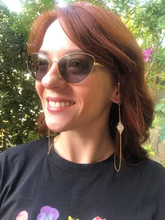 Statement Cord for Glasses with Resin Charms — Mother's Day gift for a grandmother, shoppable idea