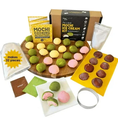 DIY Strawberry Mochi Ice Cream Kit