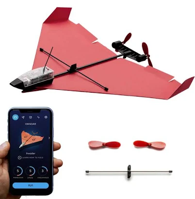 PowerUp 4.0 Smartphone-Controlled Paper Plane Kit