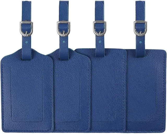 Personalised Leather Luggage Tag
