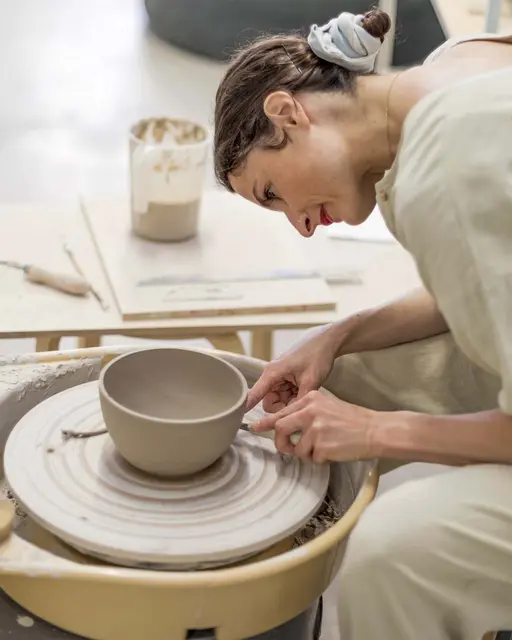 Professional pottery wheel and clay starter subscription