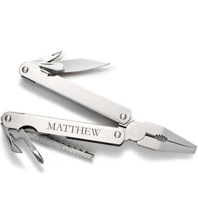 Engraved Brushed Steel 21st Milestone Multi-Tool