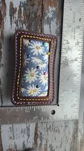 Leather Floral Pincushion
